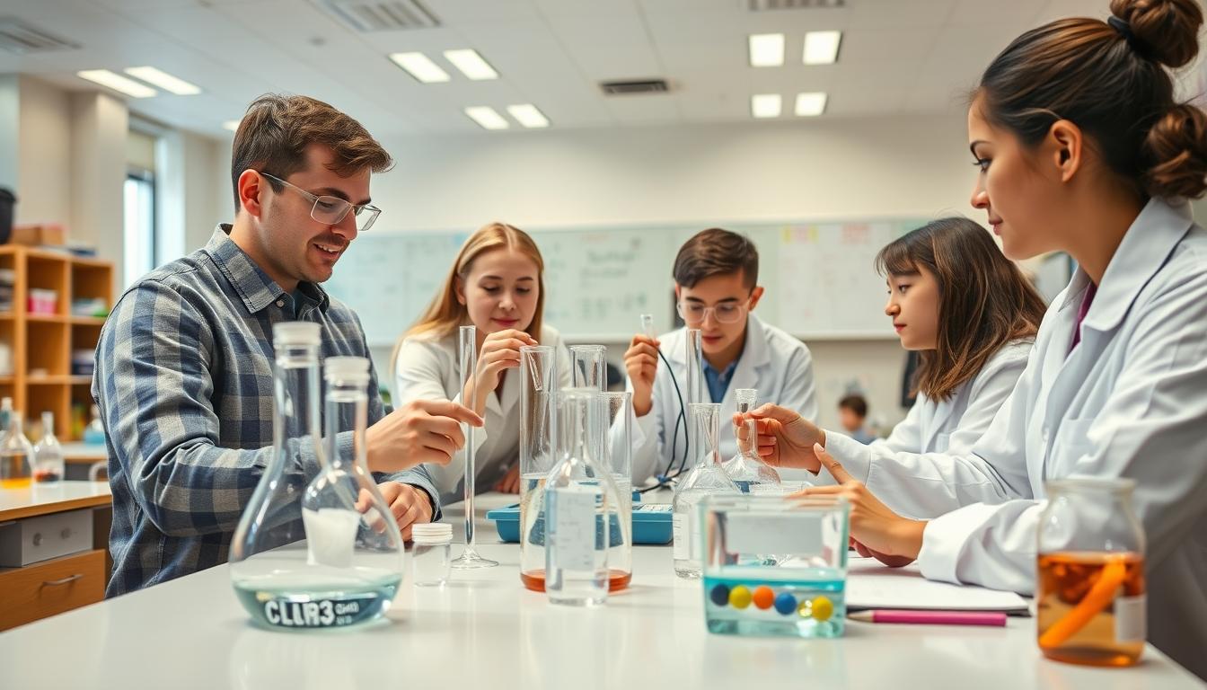 Student using learning strategies while studying